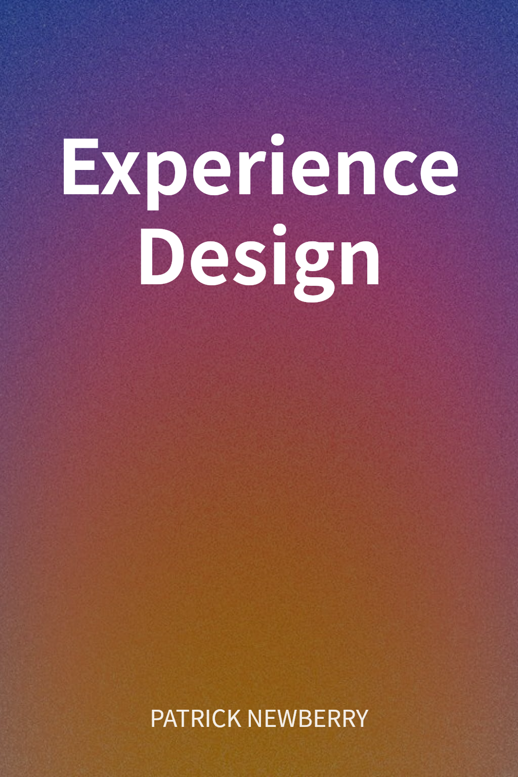 Experience Design cover
