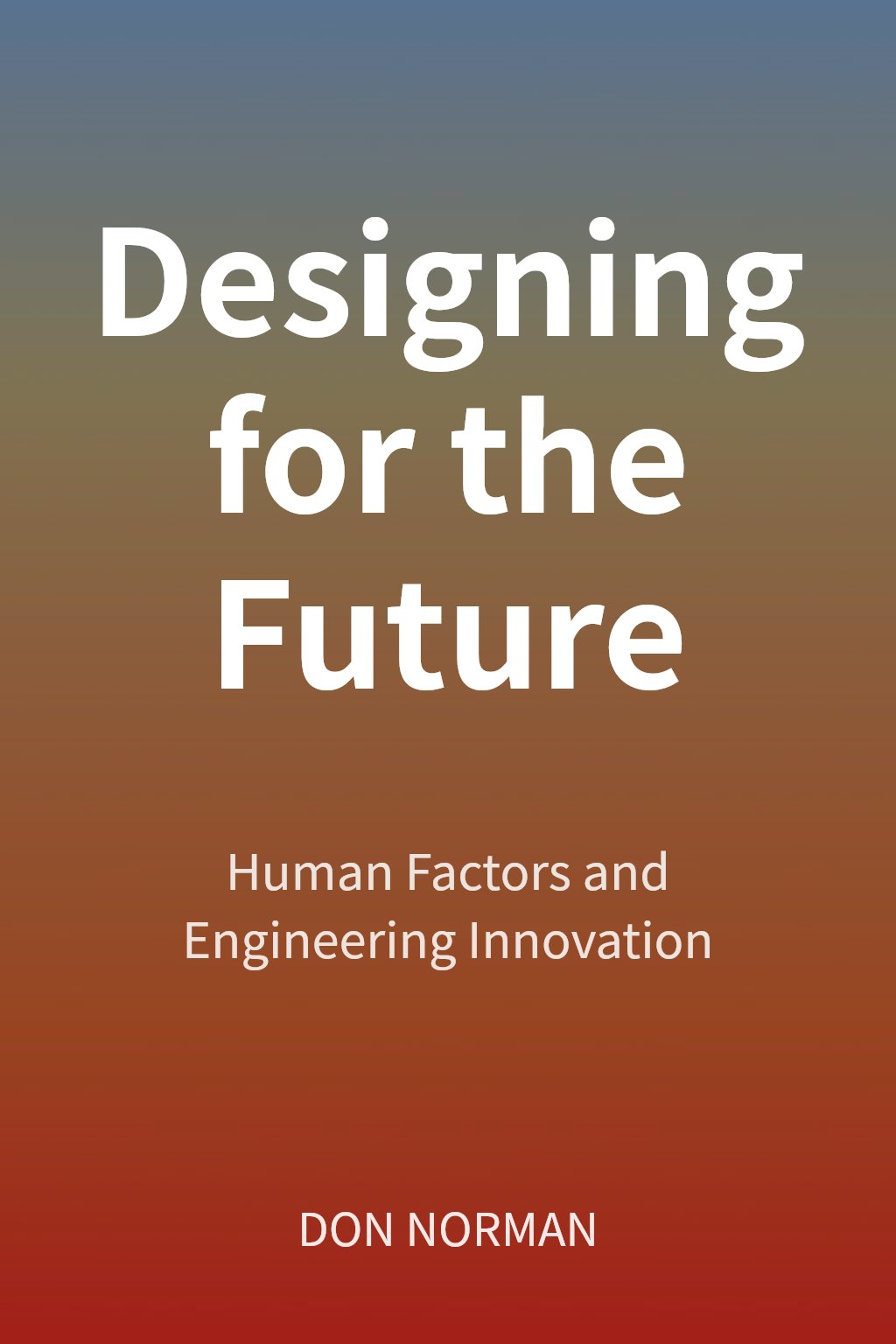 Designing for the Future cover