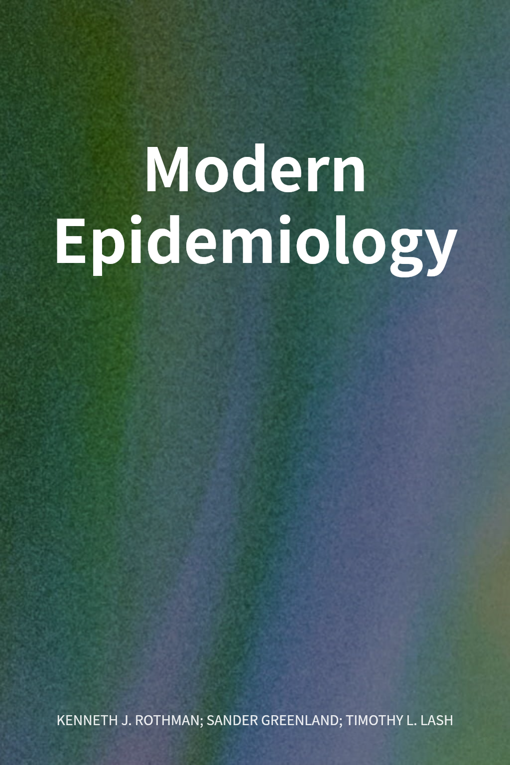 Modern Epidemiology cover