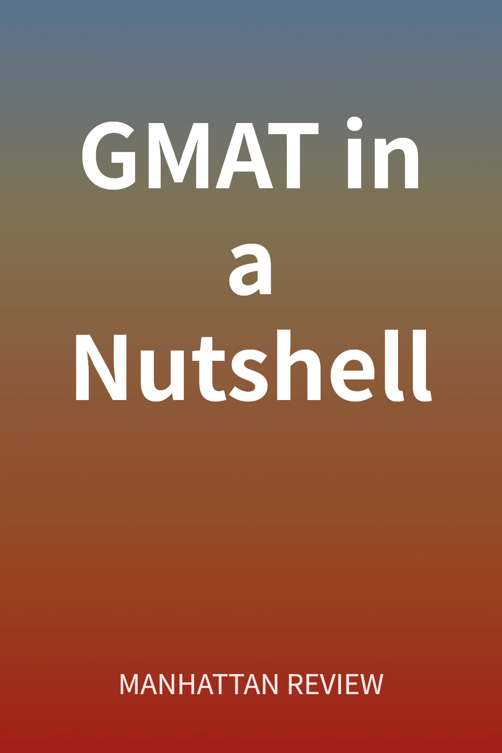 GMAT in a Nutshell cover