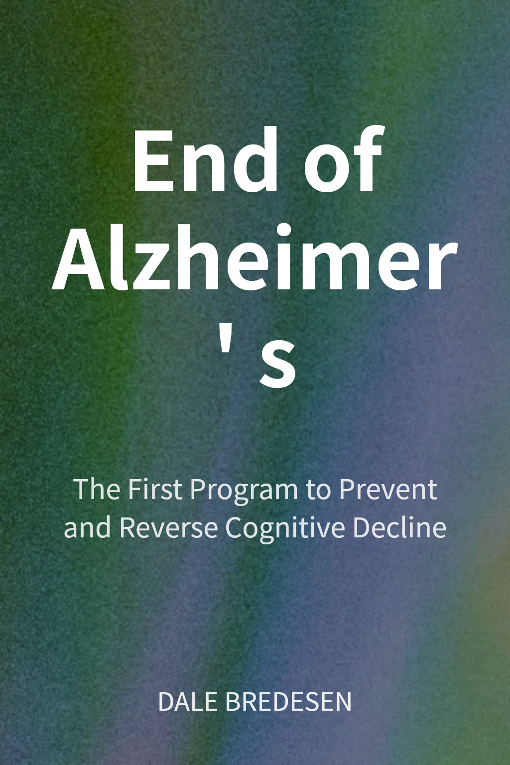 End of Alzheimer's cover