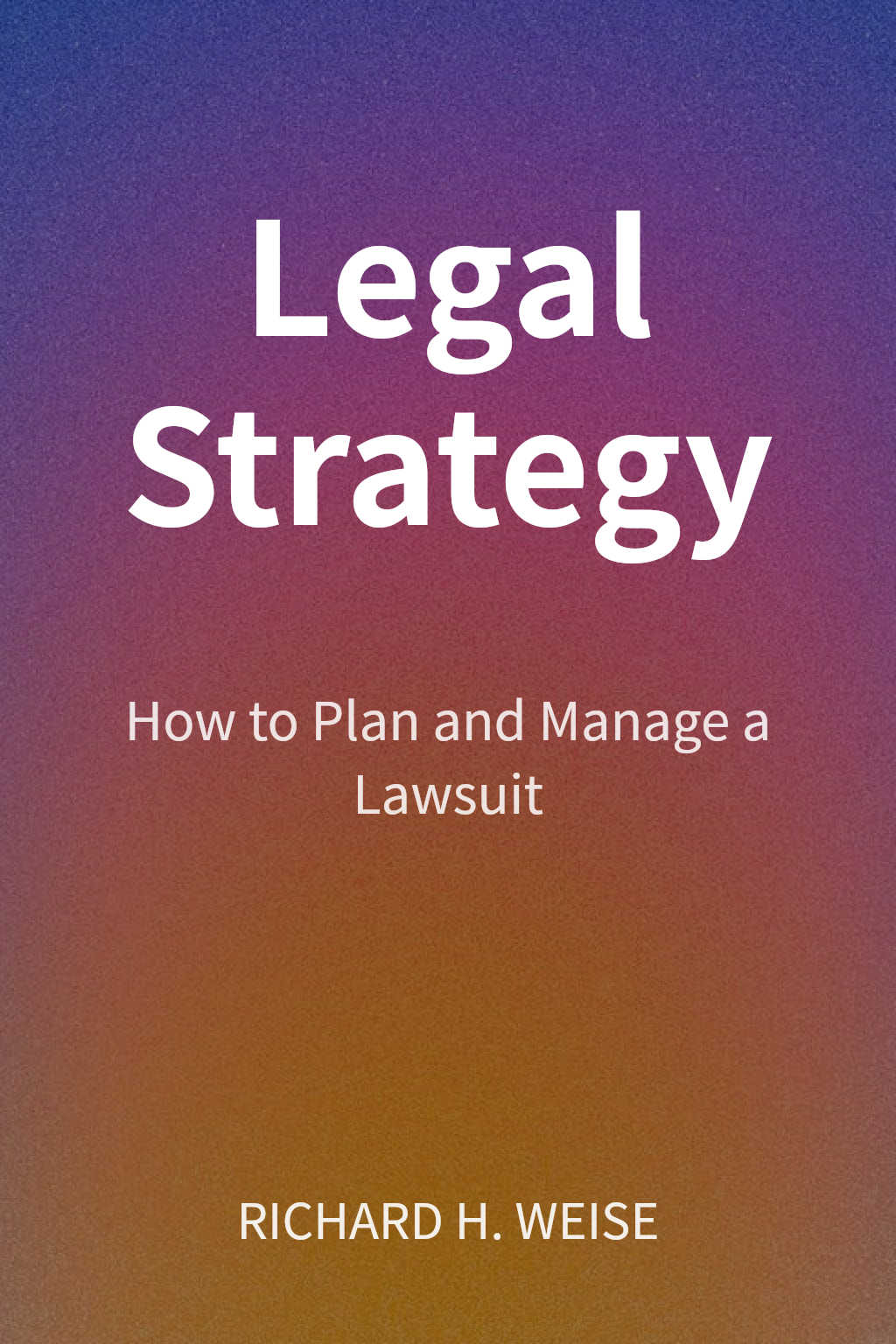 Legal Strategy cover