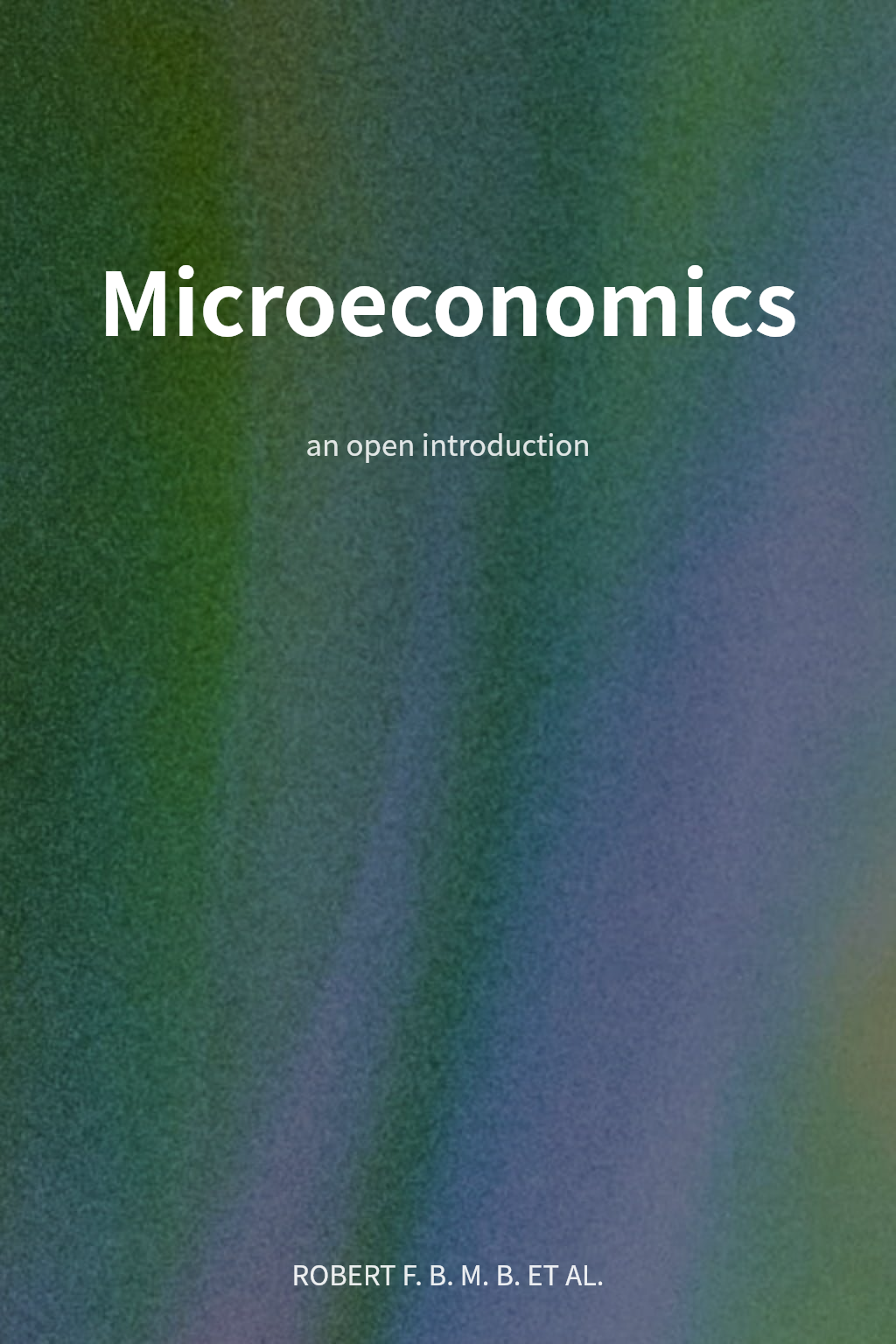 Microeconomics cover
