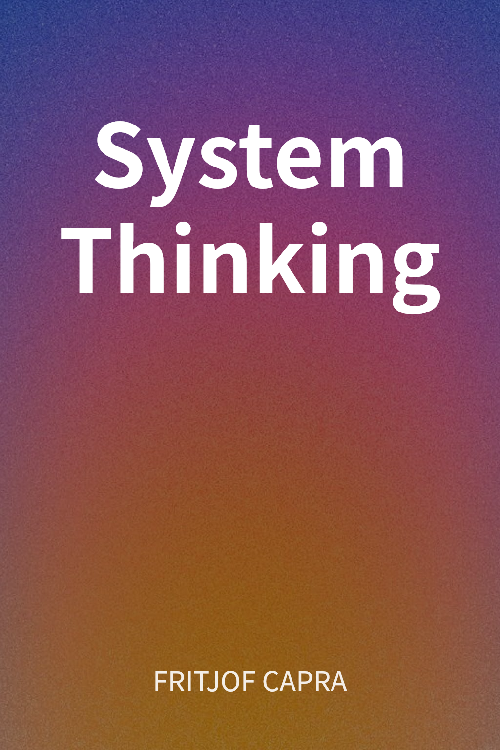System Thinking cover