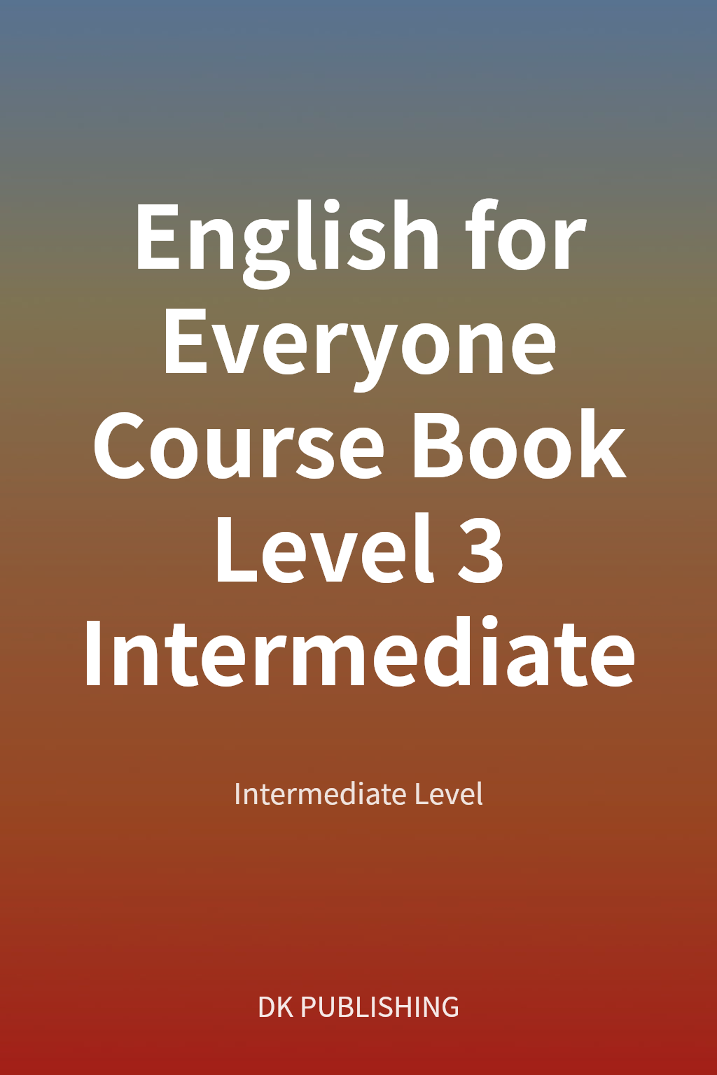 English for Everyone Course Book Level 3 Intermediate cover