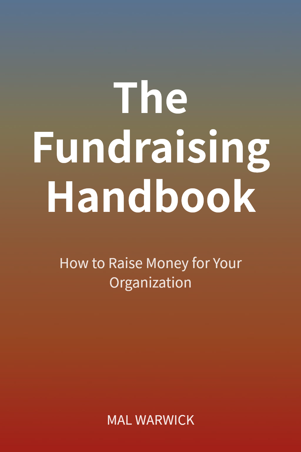 The Fundraising Handbook cover