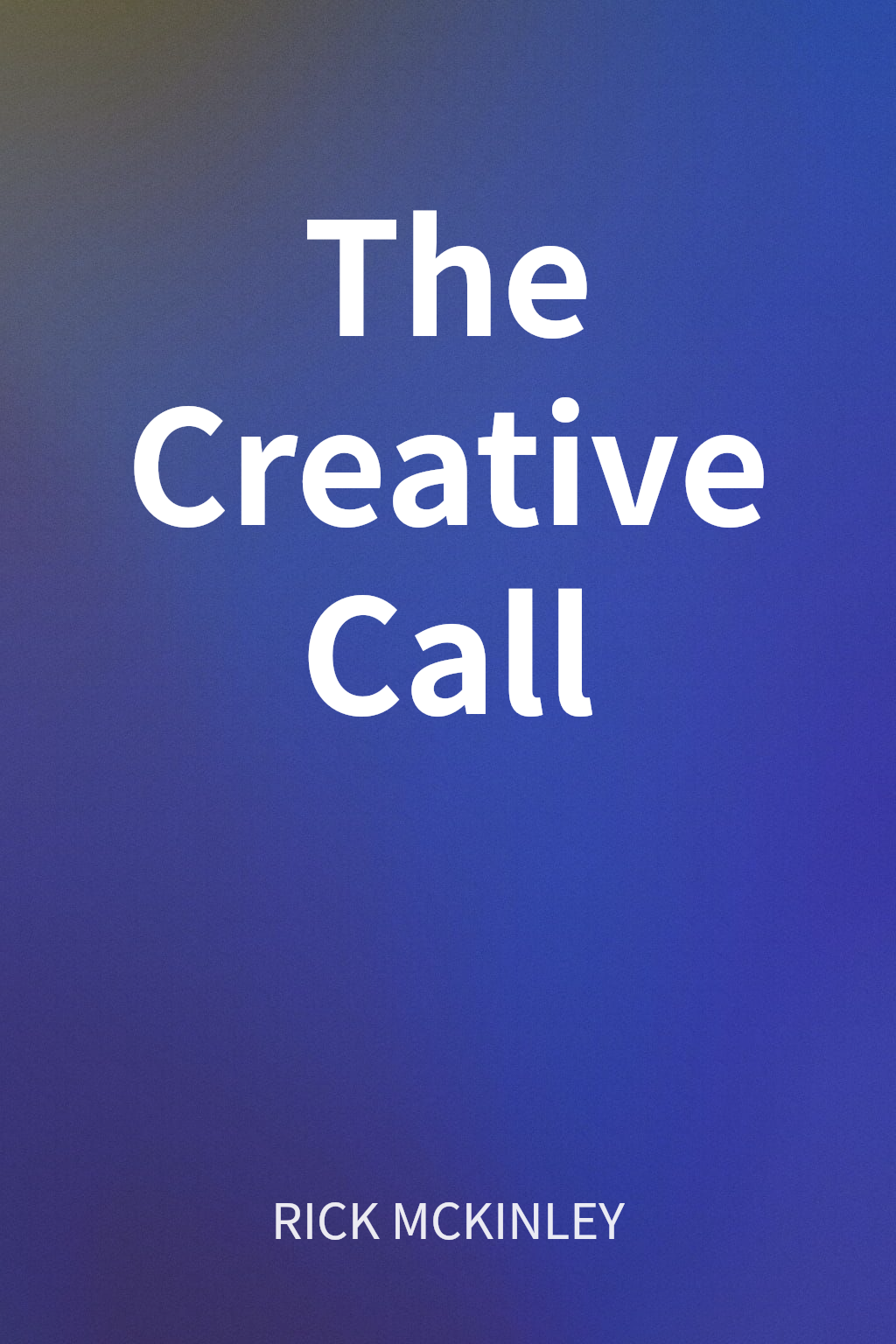 The Creative Call cover