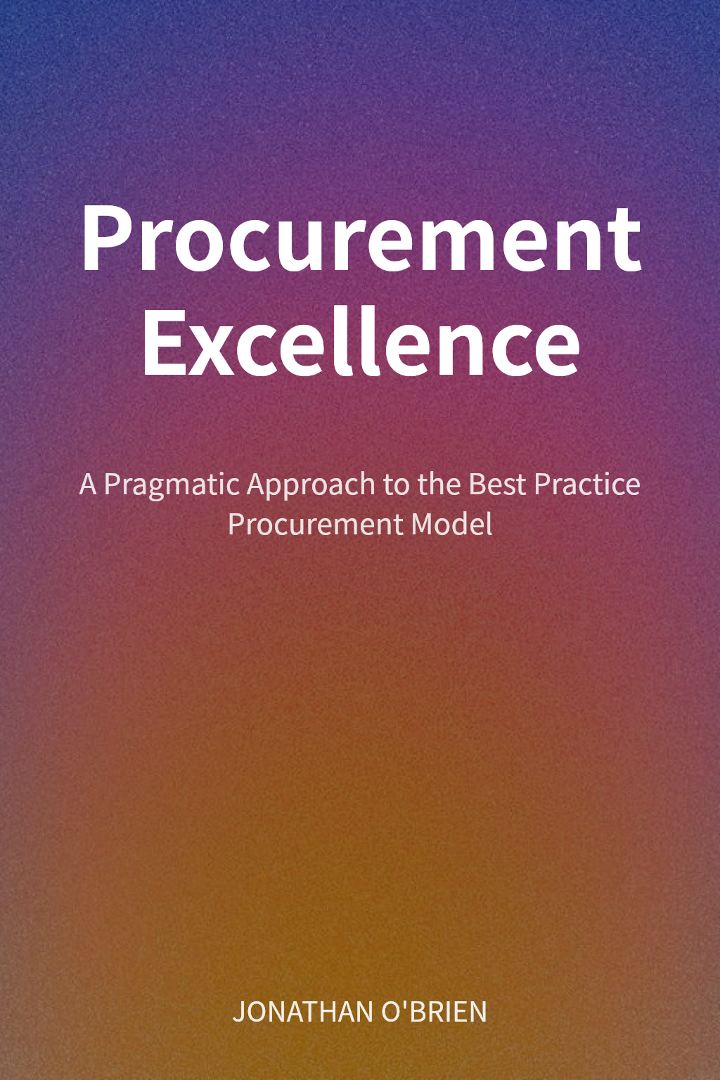Procurement Excellence cover