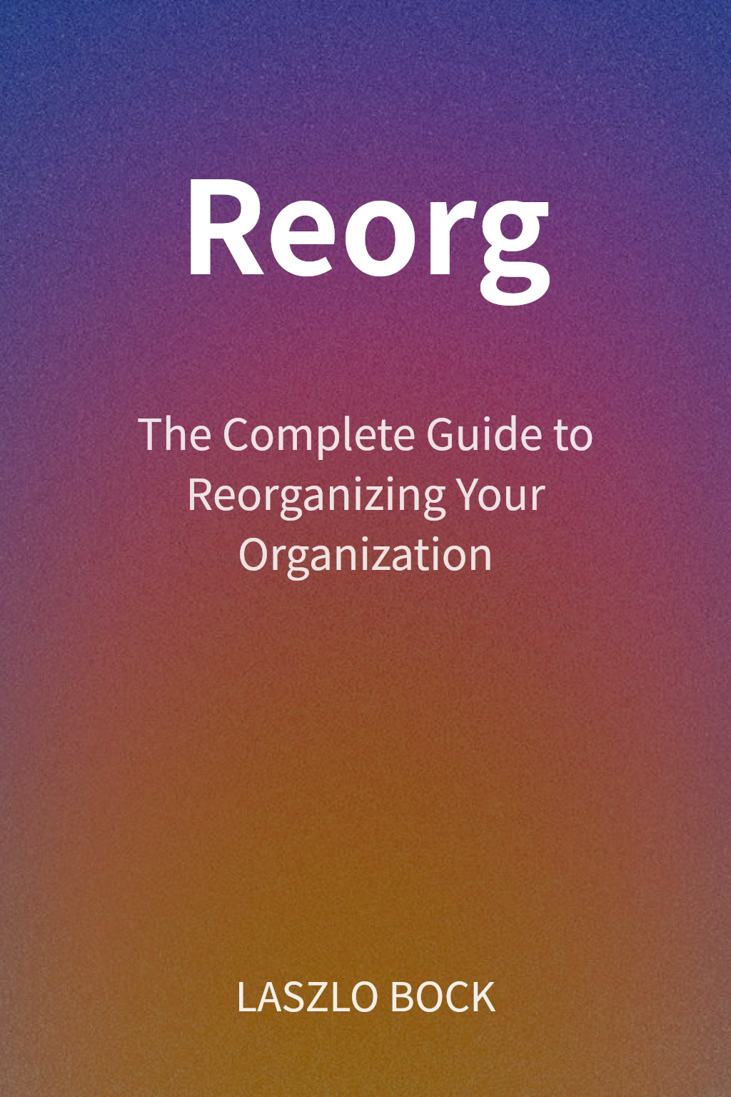 Reorg cover