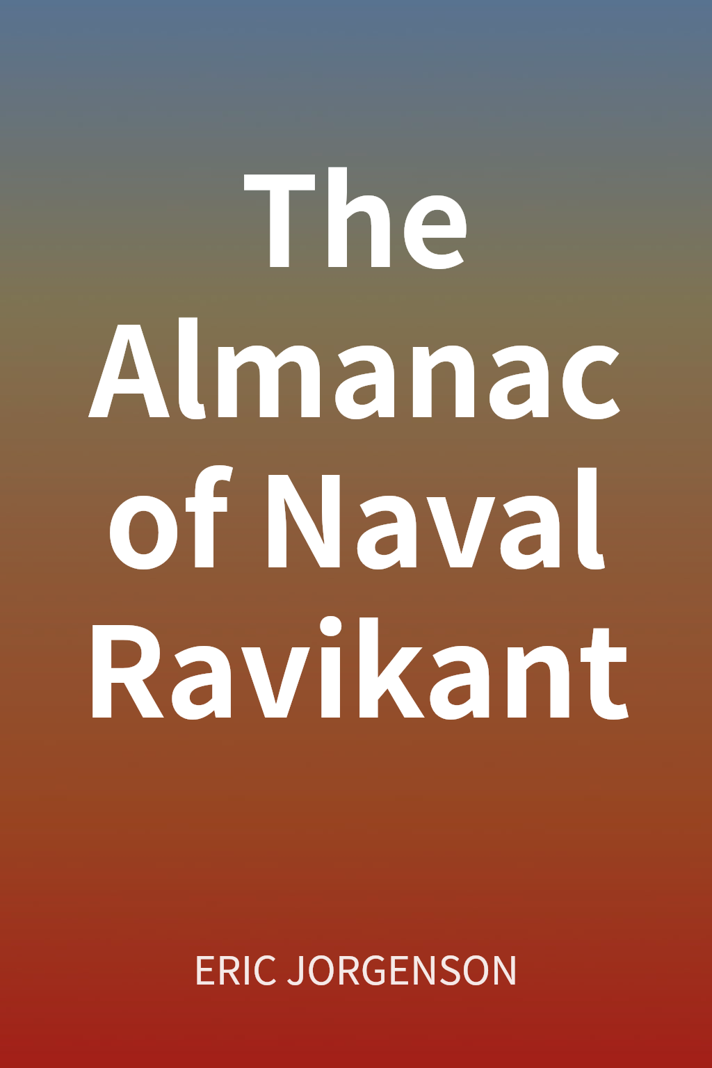 The Almanac of Naval Ravikant cover