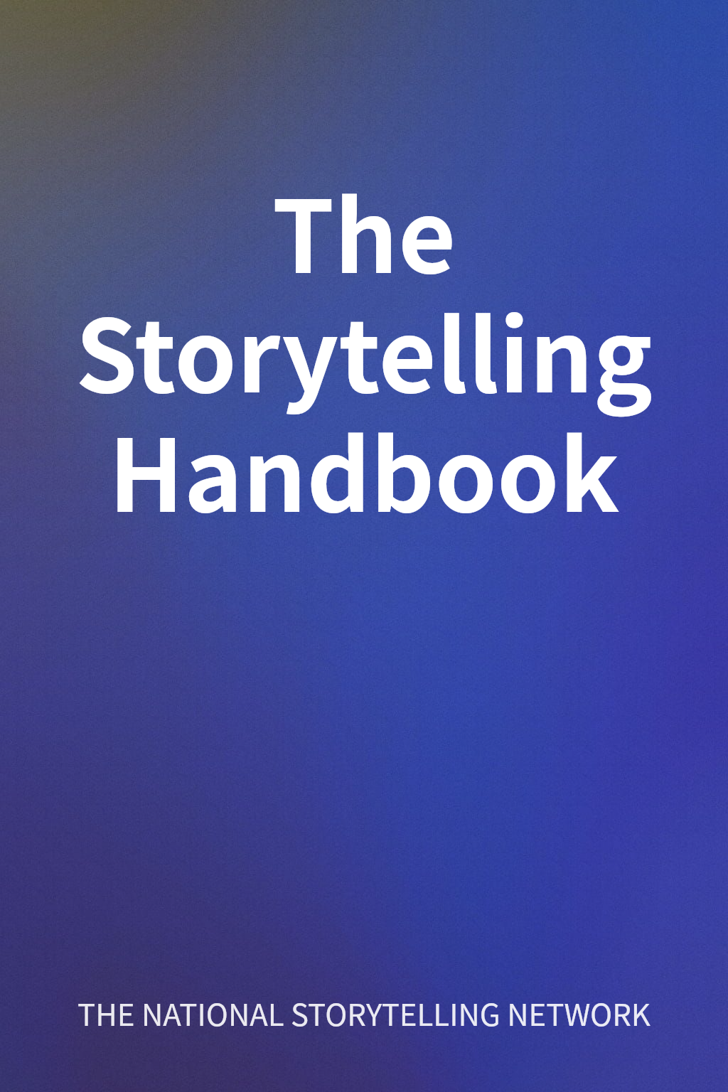 The Storytelling Handbook cover