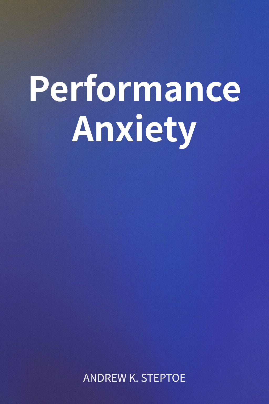 Performance Anxiety cover