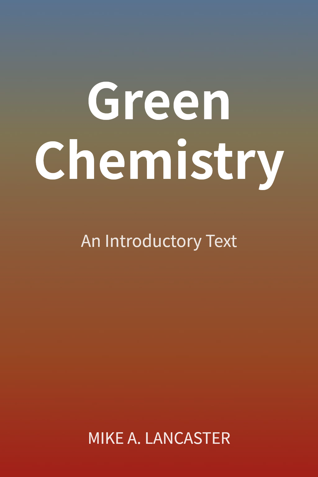 Green Chemistry cover