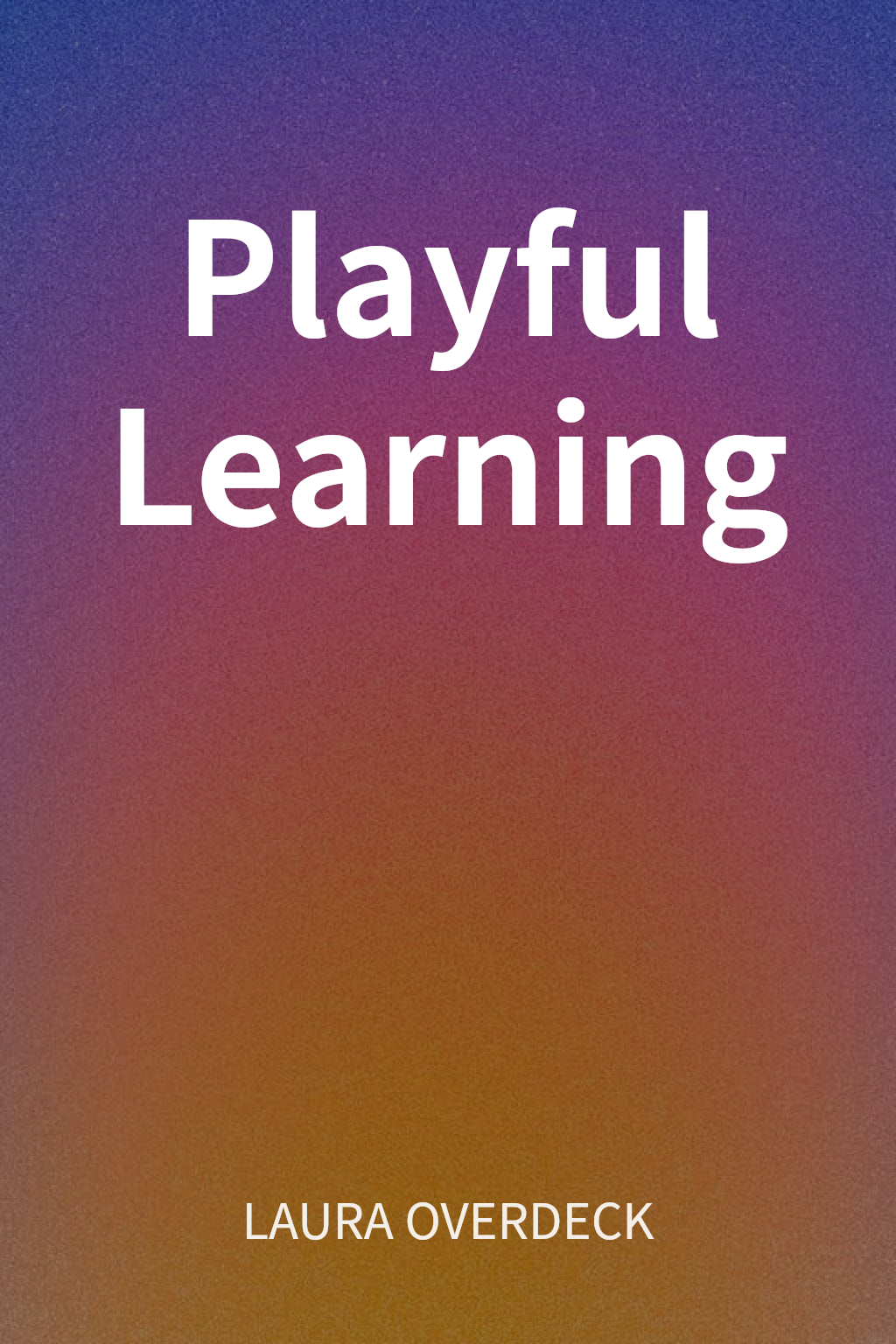 Playful Learning cover