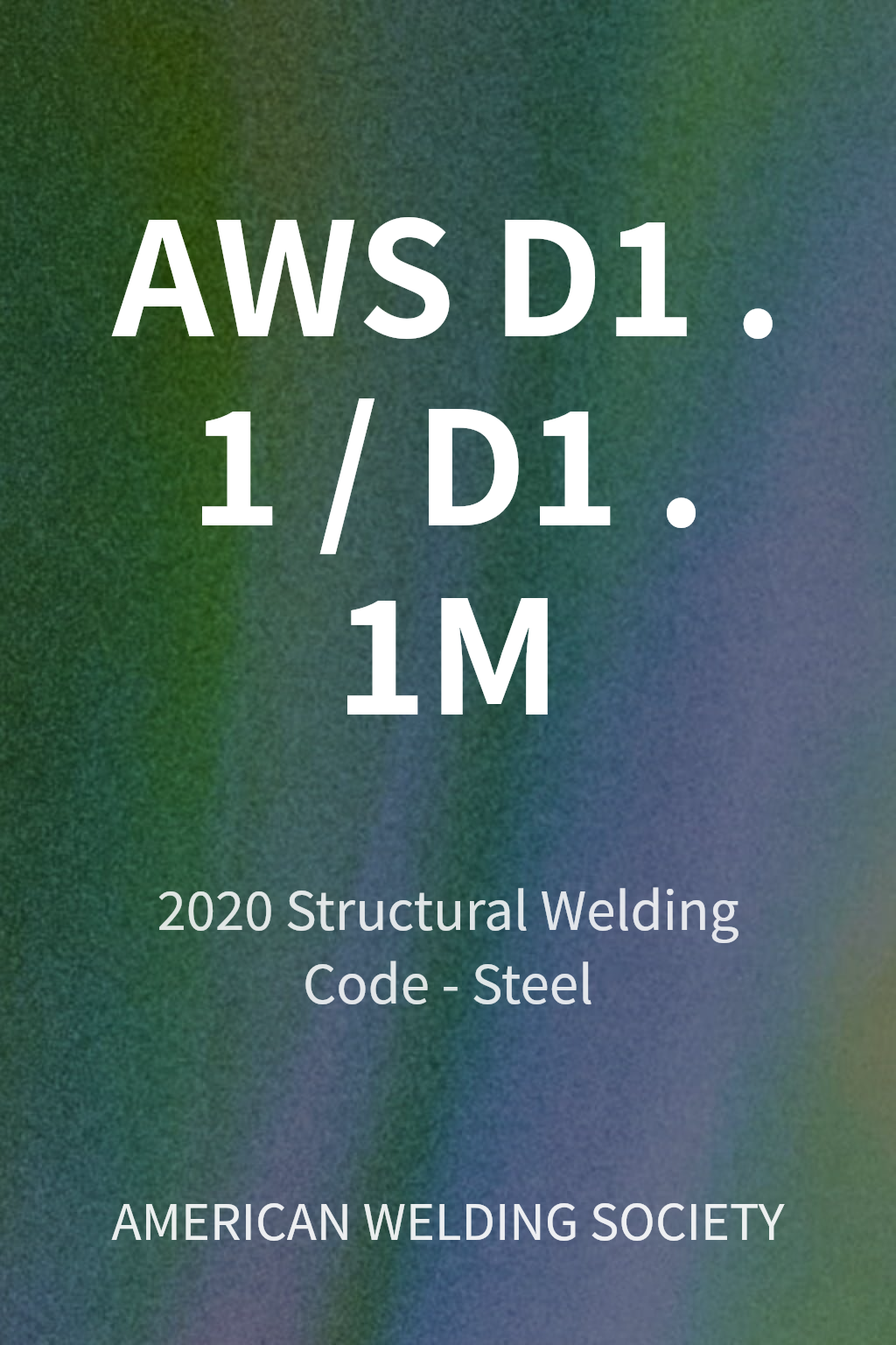 AWS D1.1/D1.1M cover