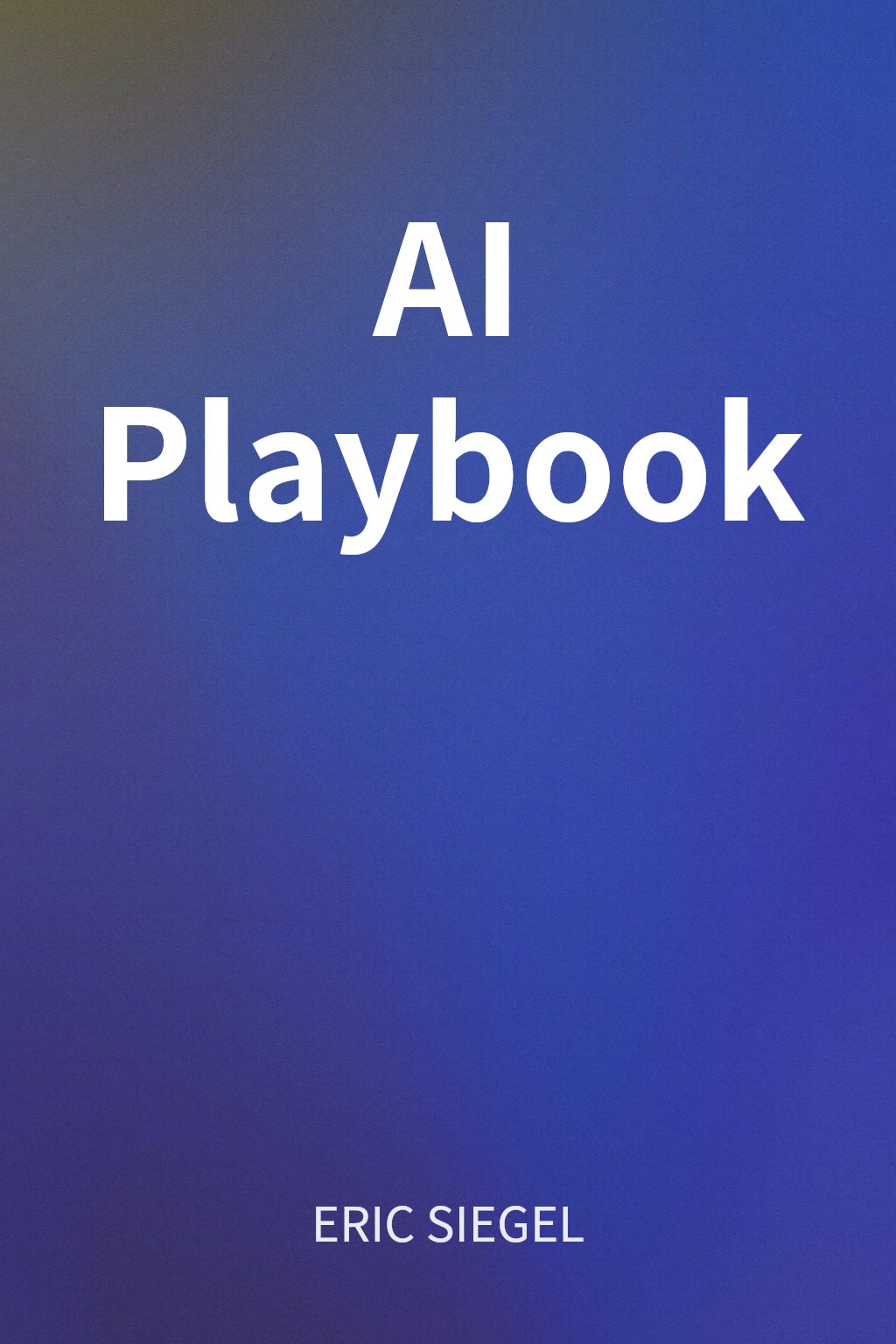 AI Playbook cover
