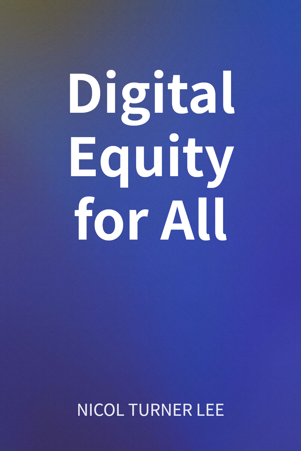 Digital Equity for All cover
