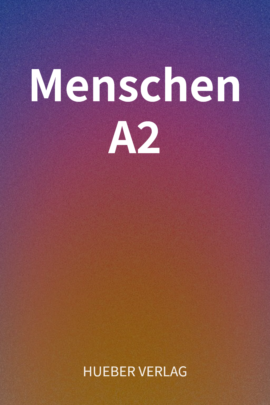 Menschen A2 cover