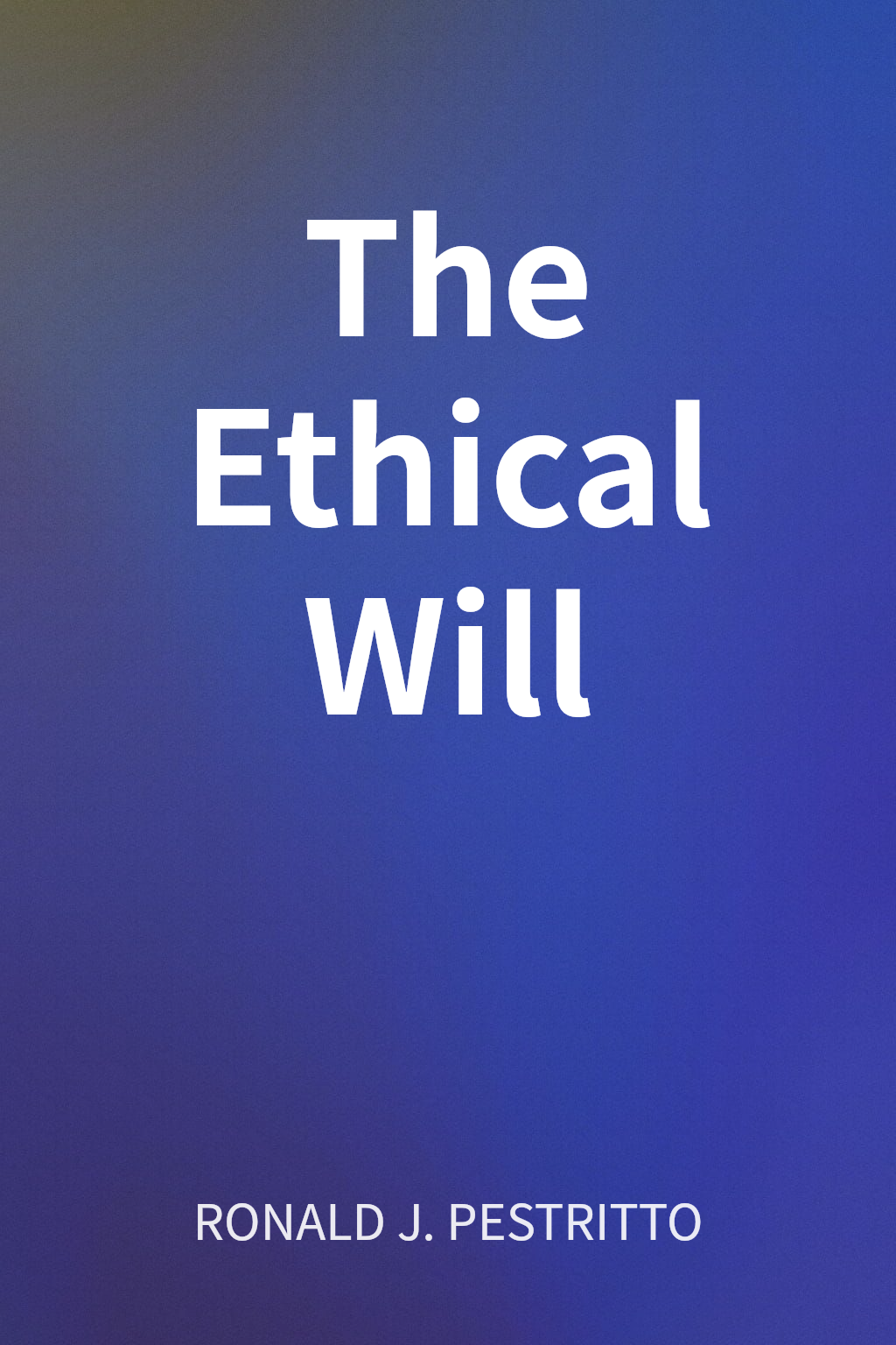 The Ethical Will cover