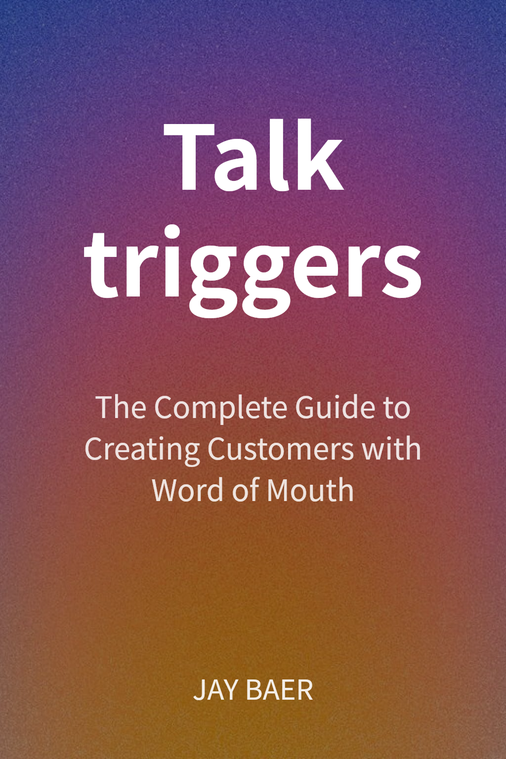 Talk triggers cover