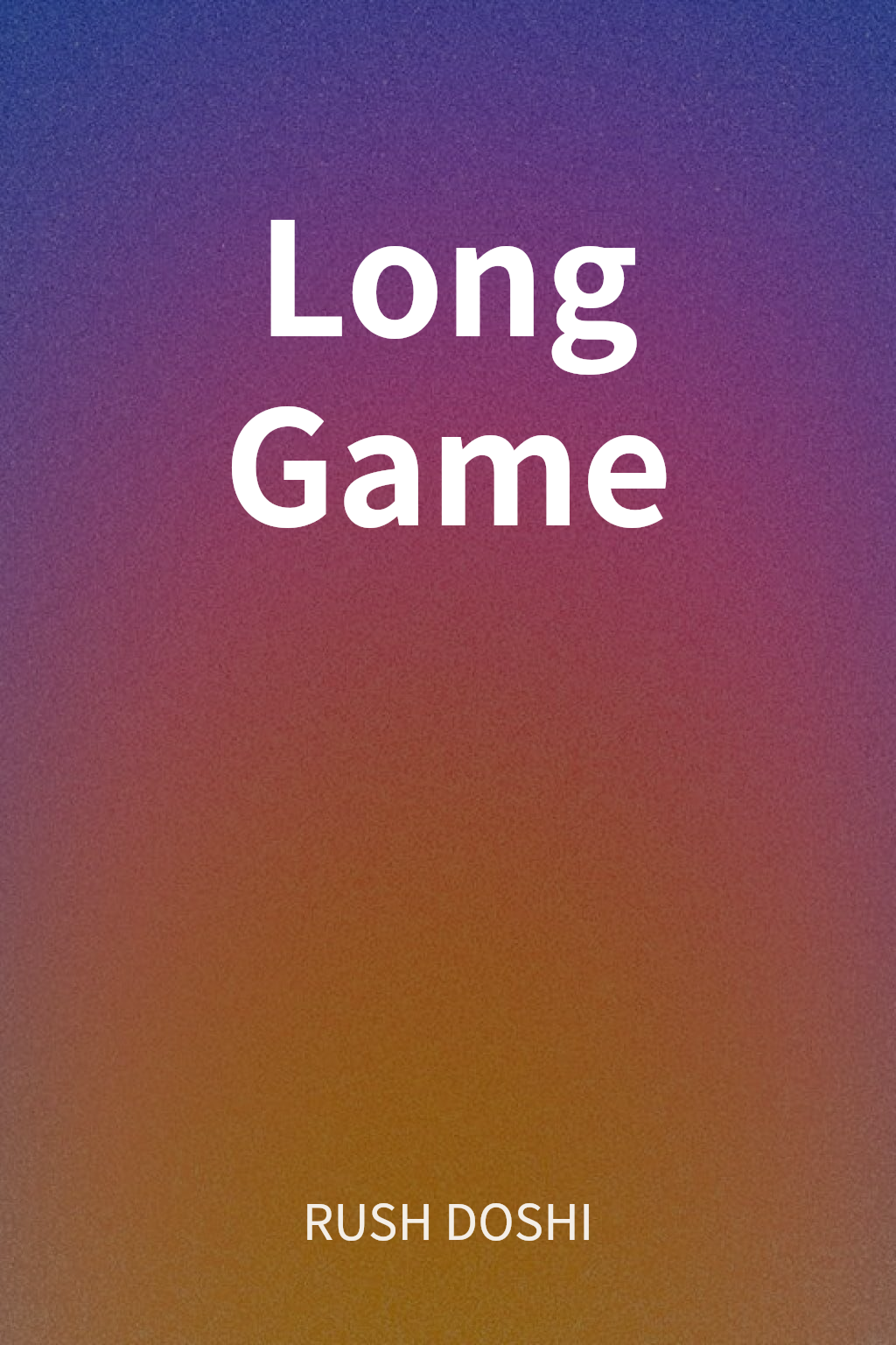 Long Game cover