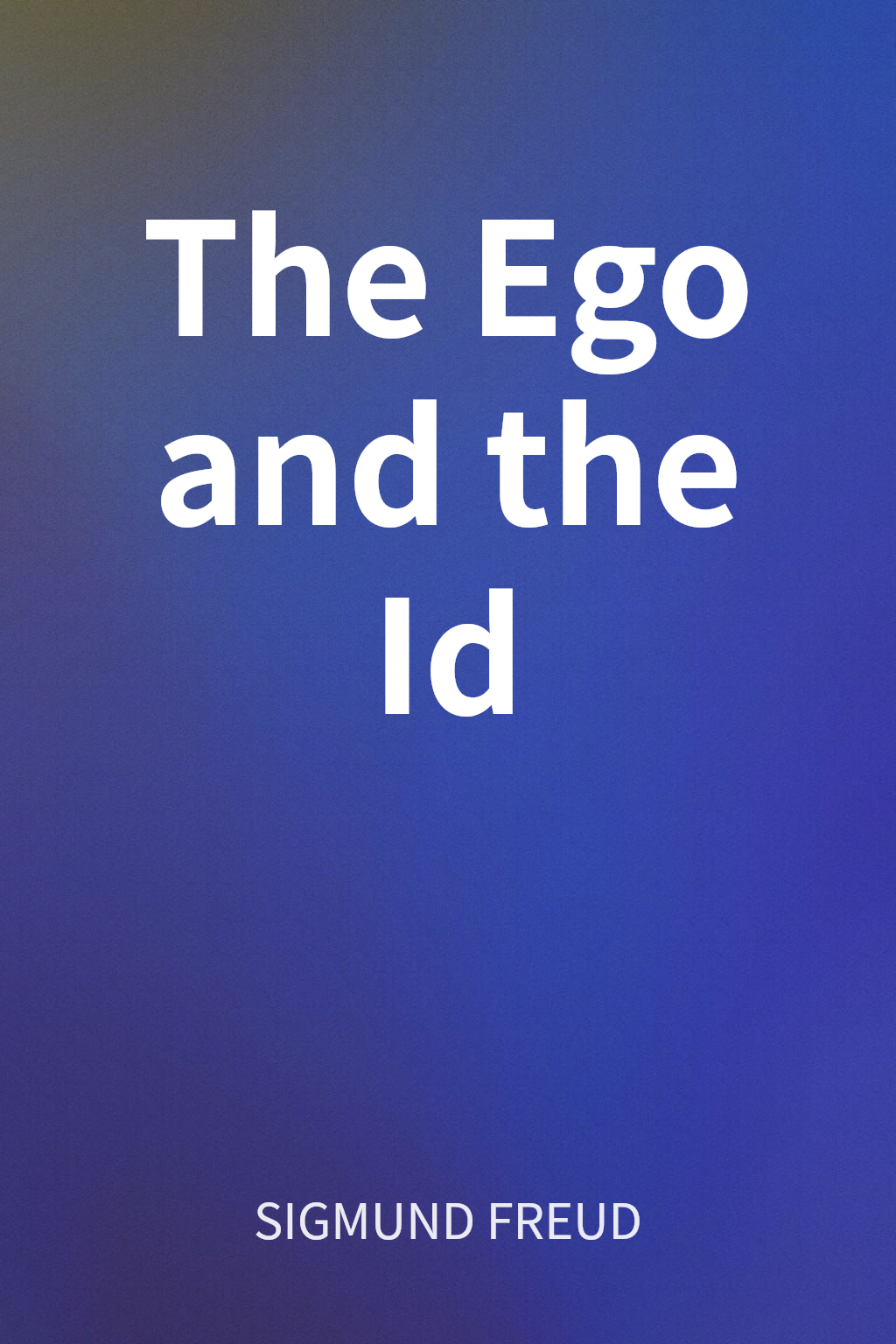 The Ego and the Id cover