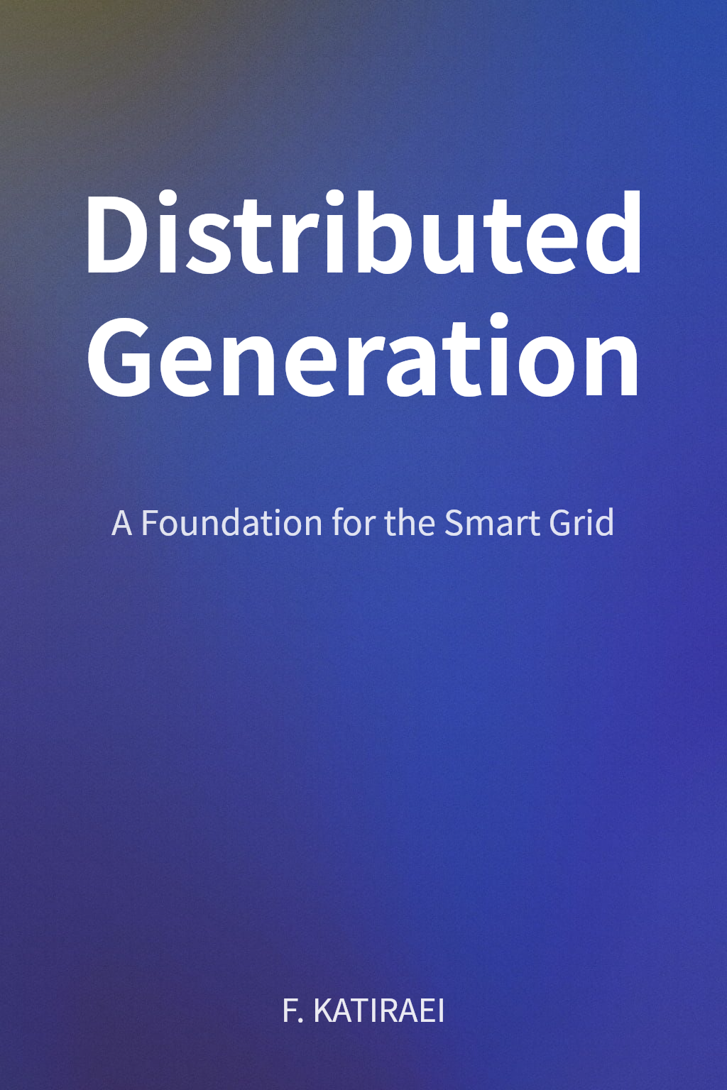 Distributed Generation cover