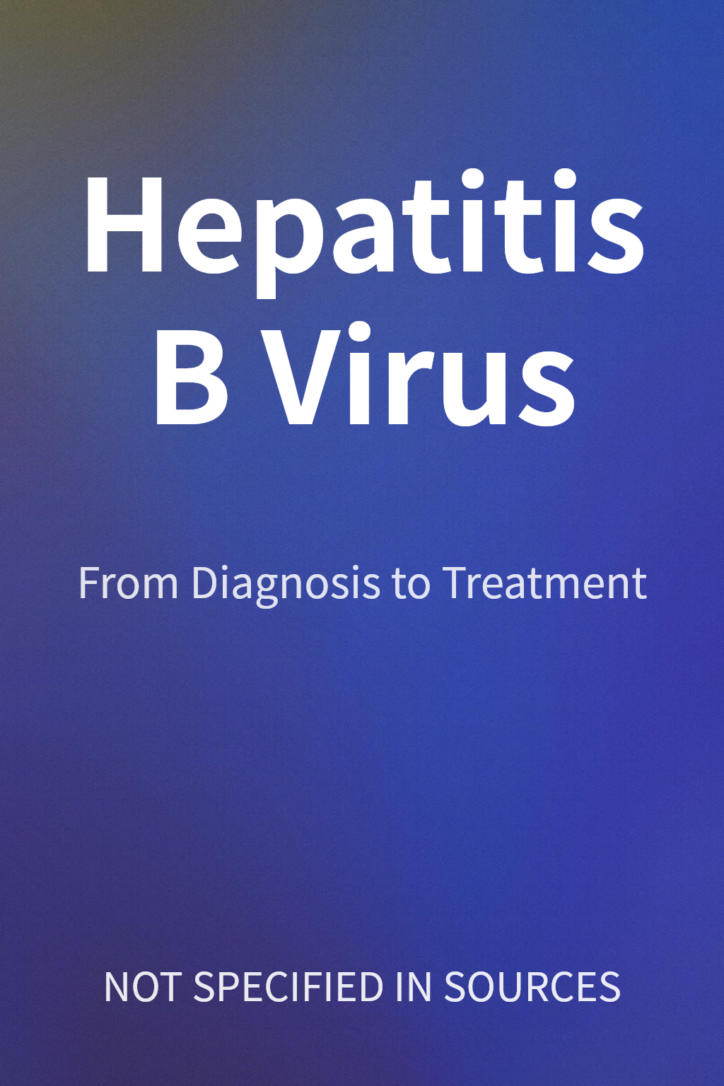Hepatitis B Virus cover