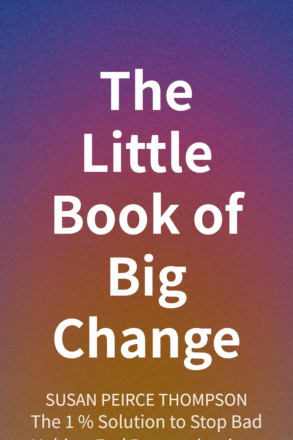 The Little Book of Big Change cover