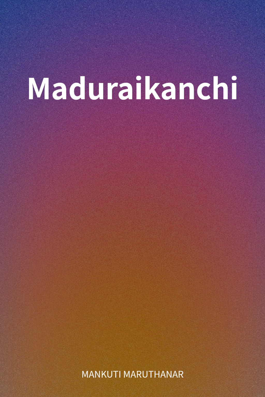 Maduraikanchi cover