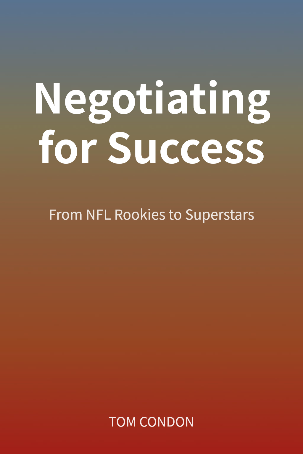 Negotiating for Success cover