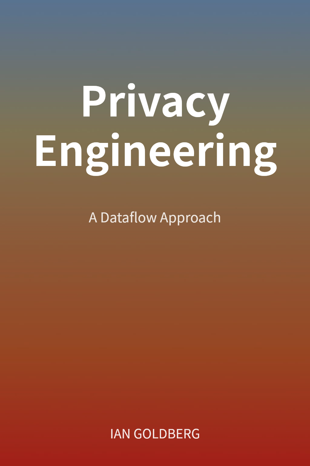 Privacy Engineering cover
