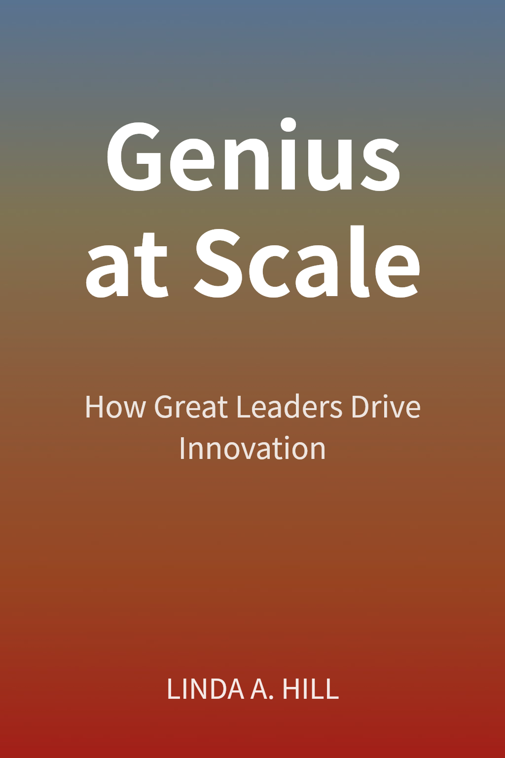 Genius at Scale cover