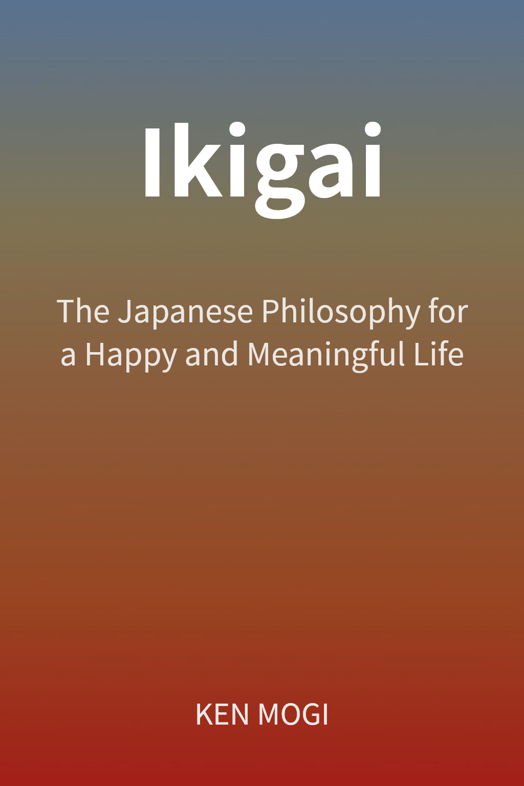 Ikigai cover