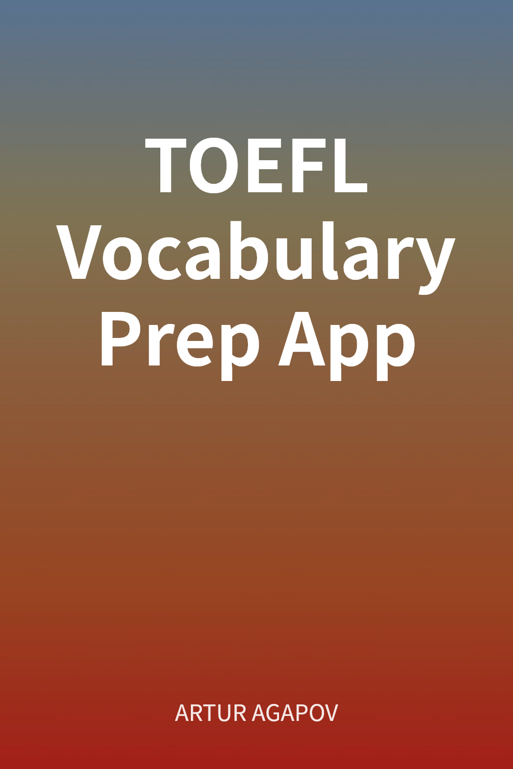 TOEFL Vocabulary Prep App cover