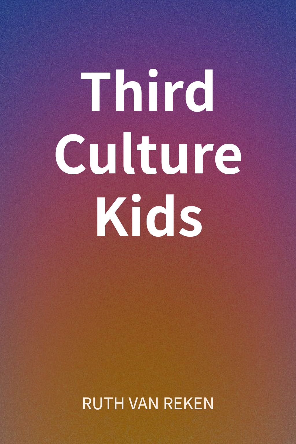 Third Culture Kids cover