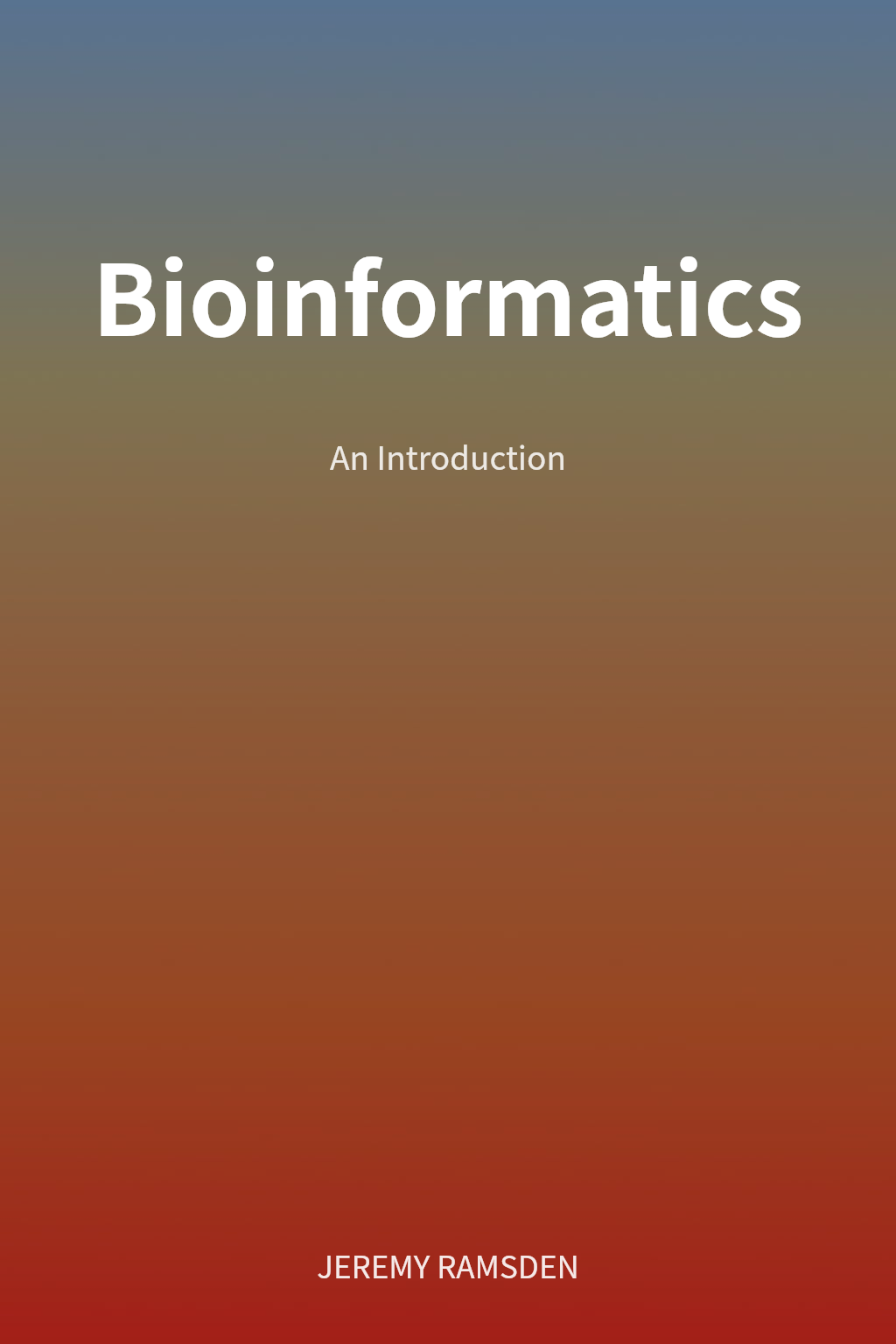 Bioinformatics cover