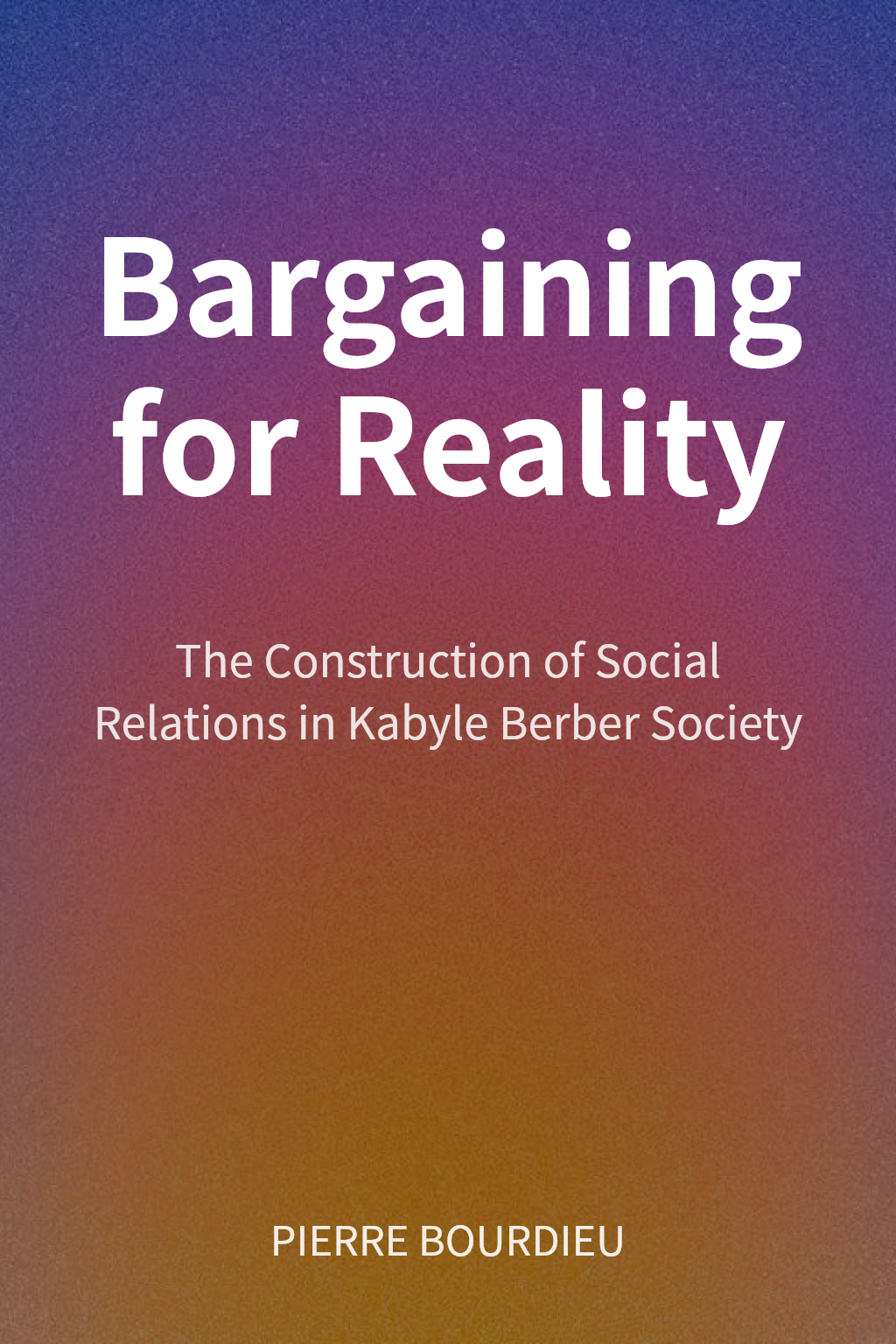 Bargaining for Reality cover