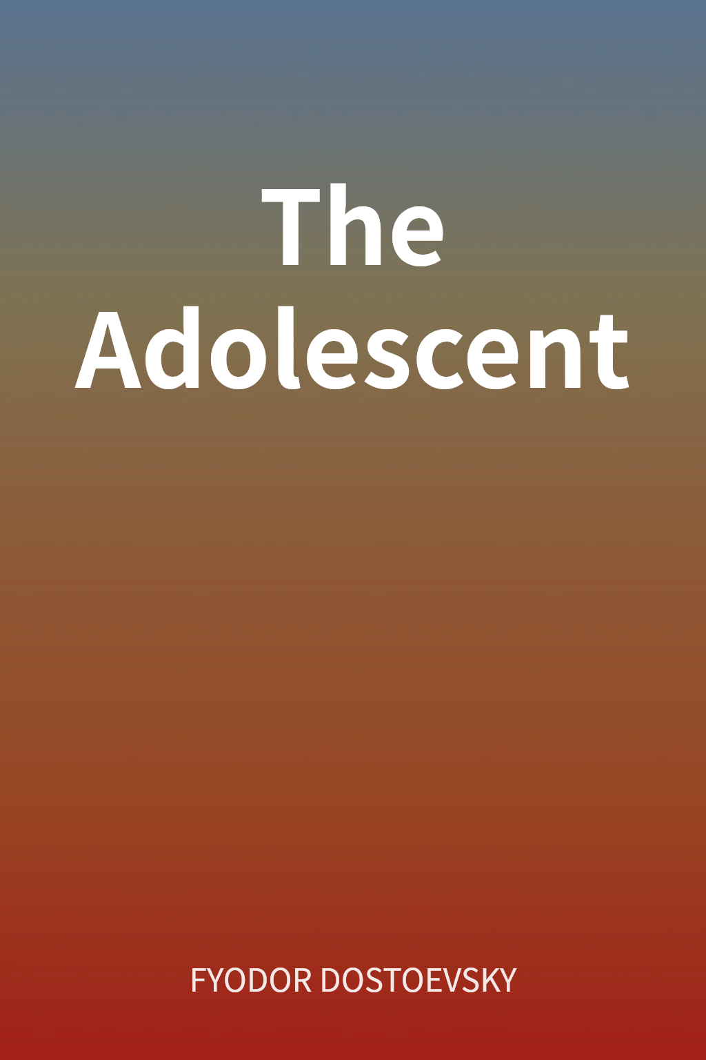 The Adolescent cover