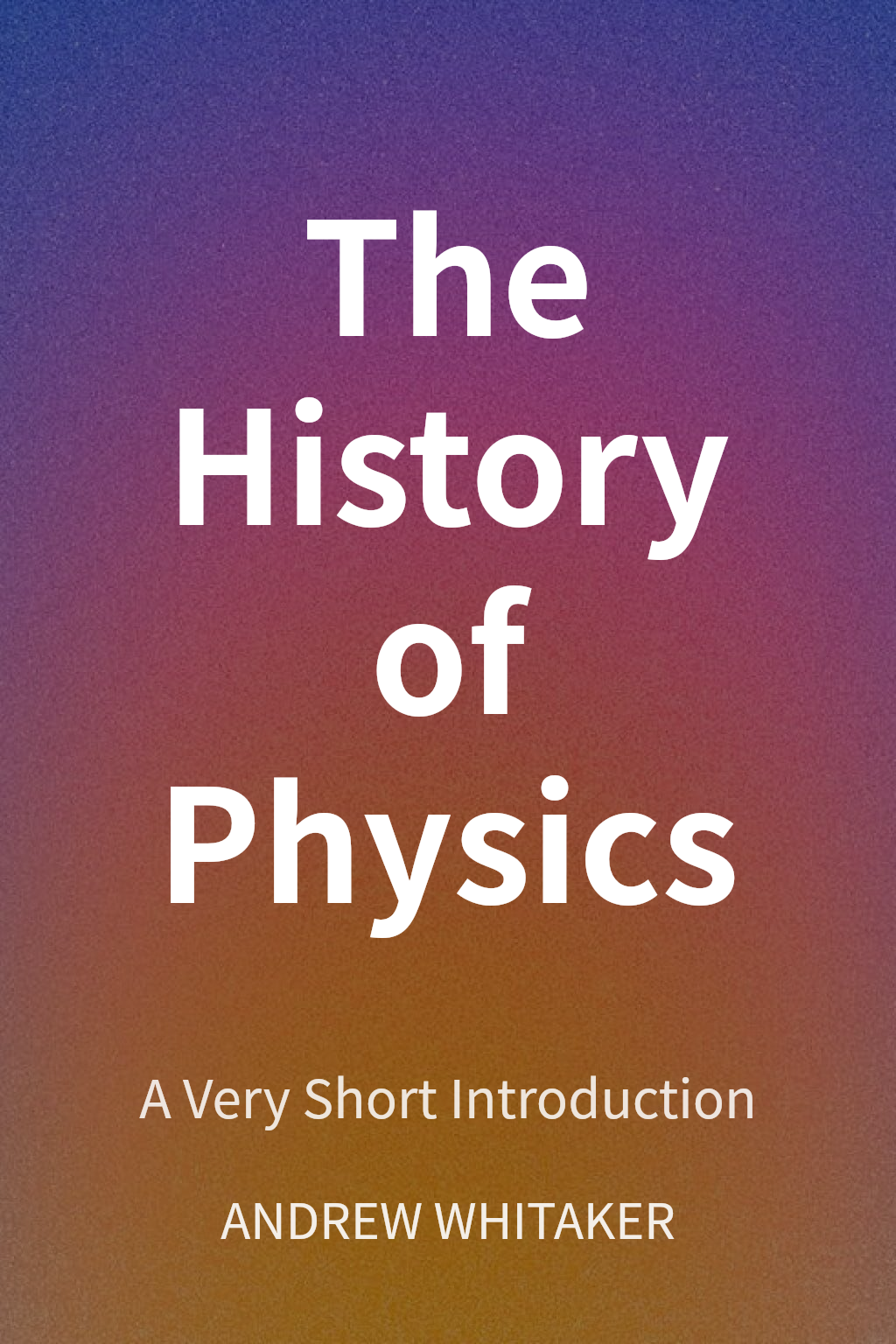 The History of Physics cover