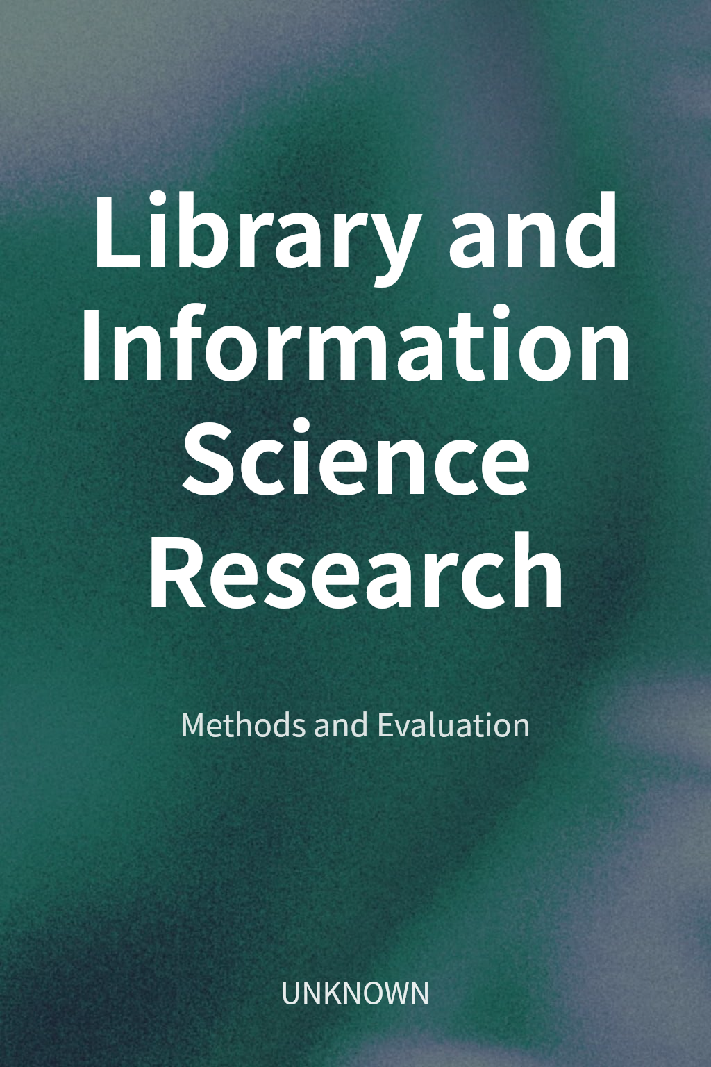 Library and Information Science Research cover