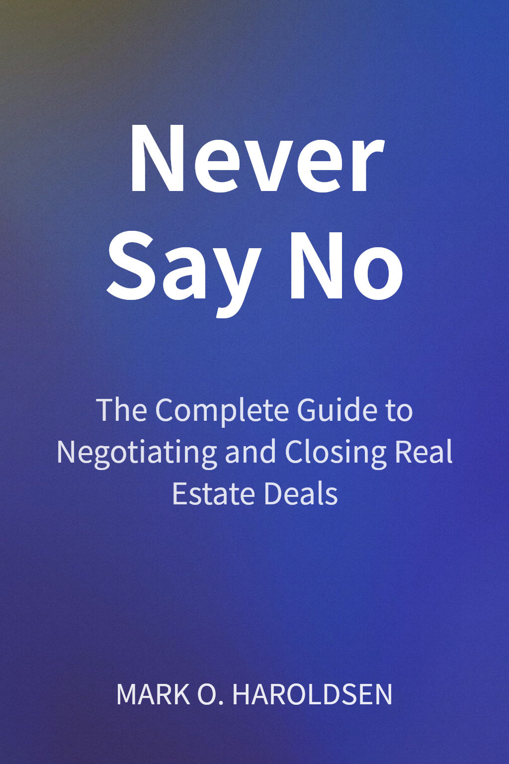 Never Say No cover