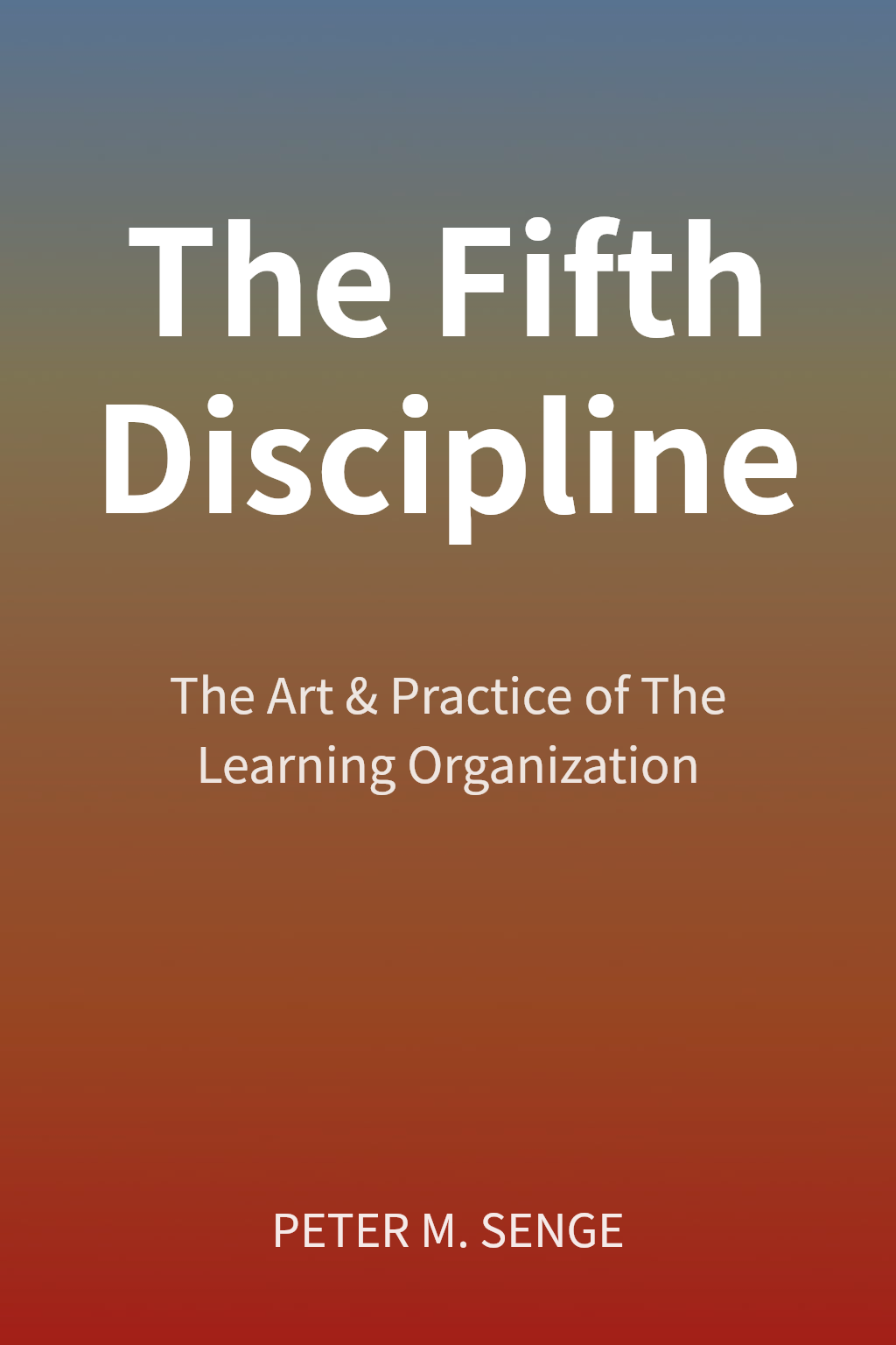 The Fifth Discipline cover