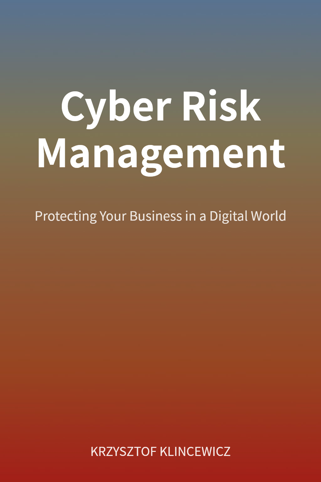 Cyber Risk Management cover