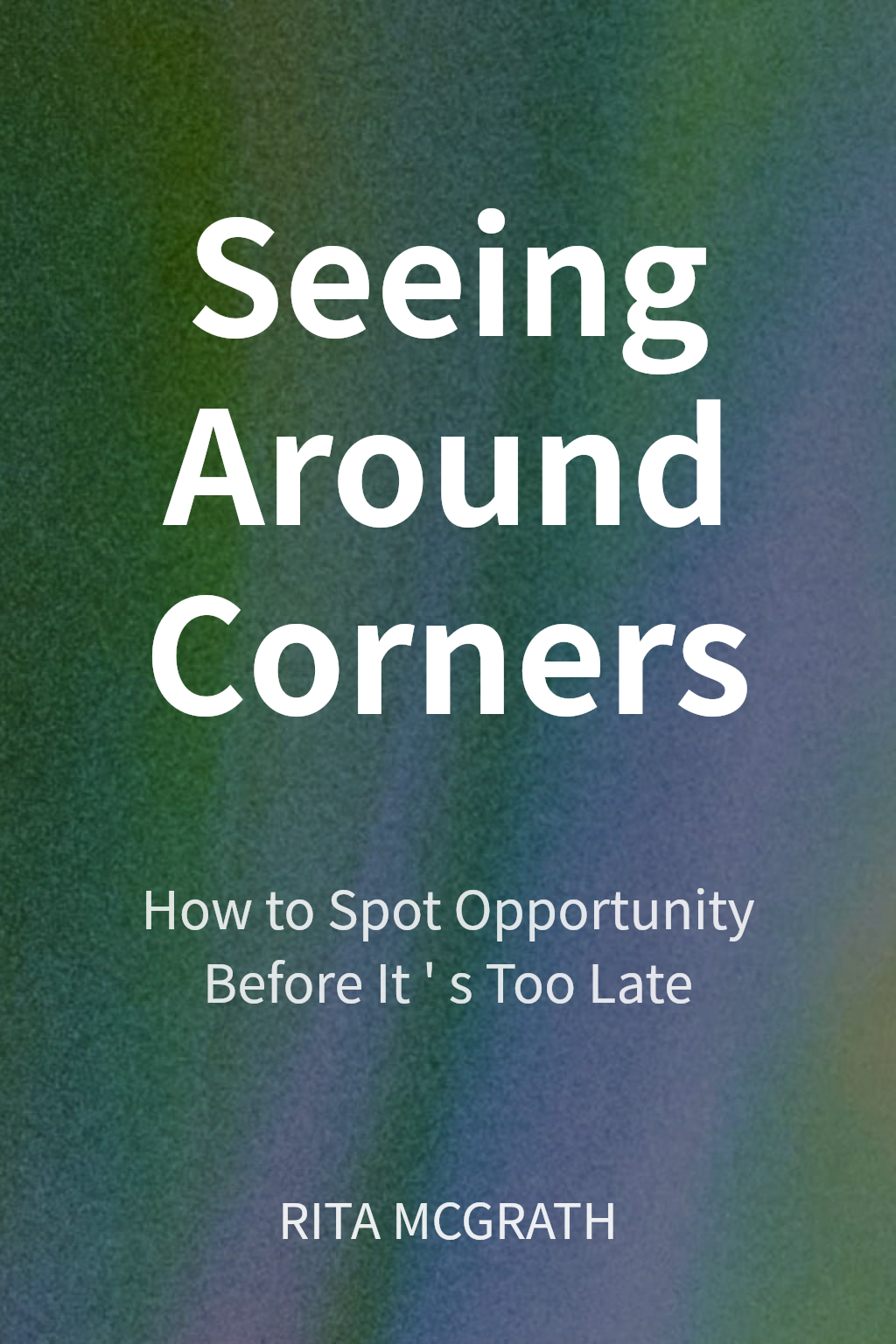 Seeing Around Corners cover