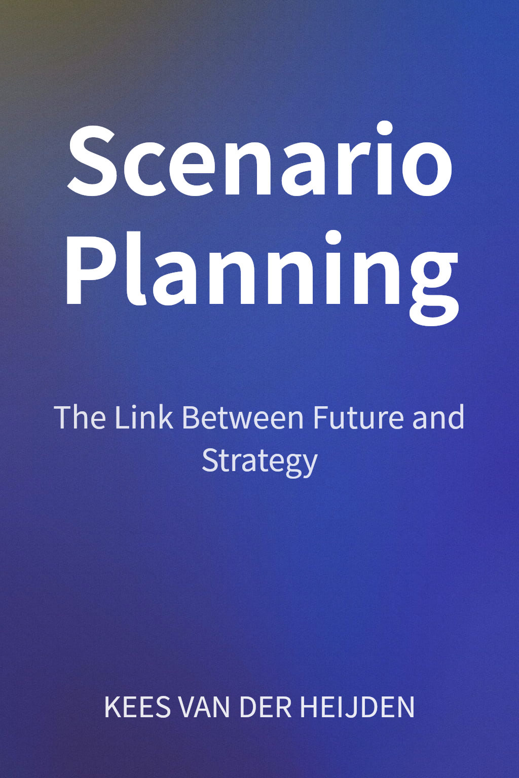 Scenario Planning cover