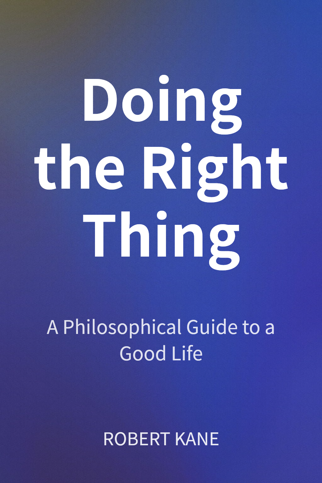 Doing the Right Thing cover
