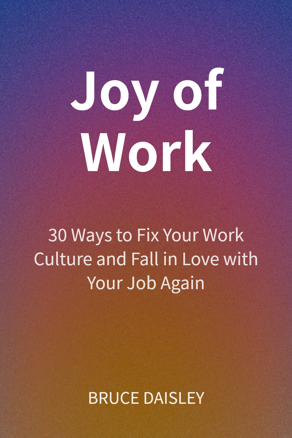 Joy of Work cover