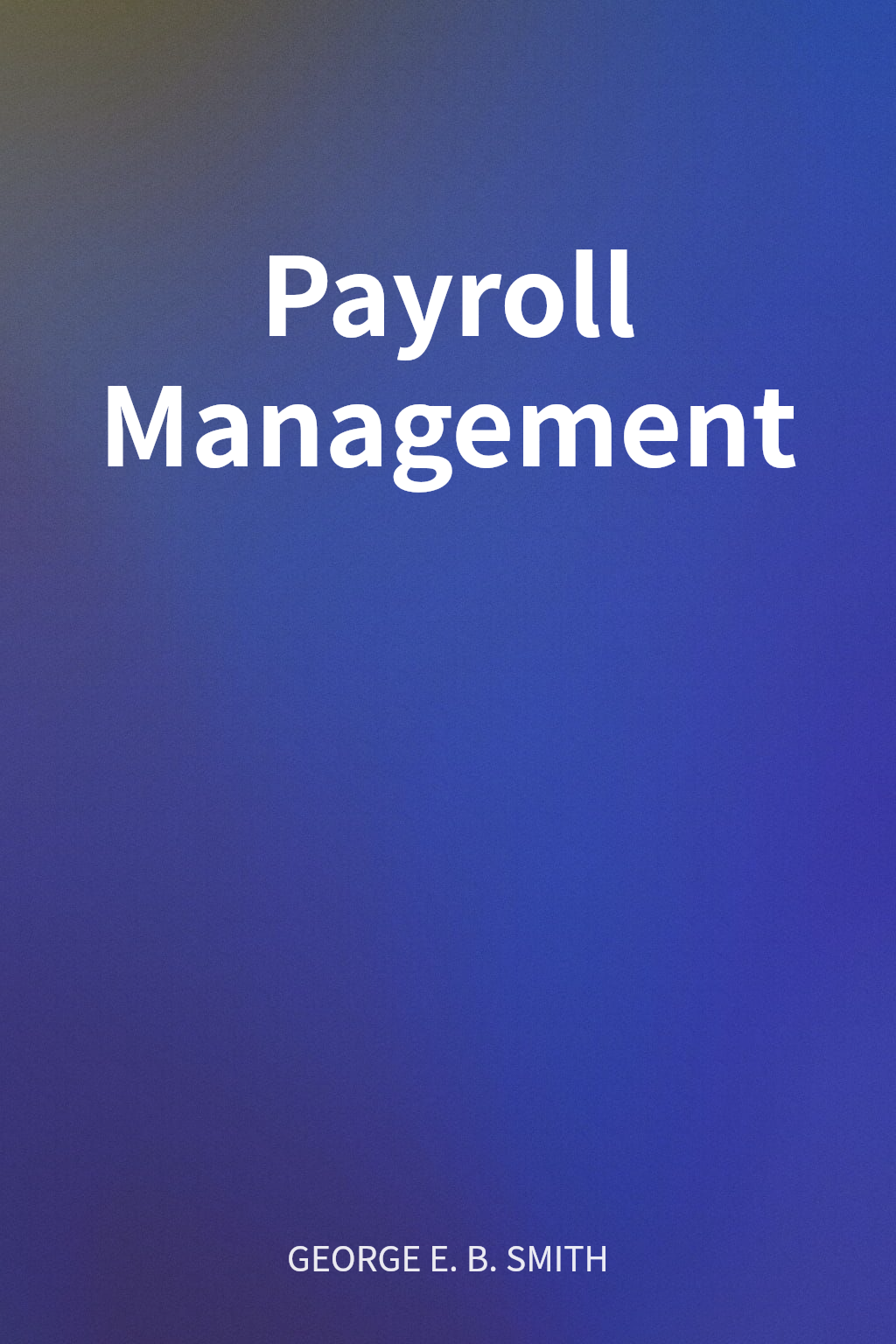 Payroll Management cover