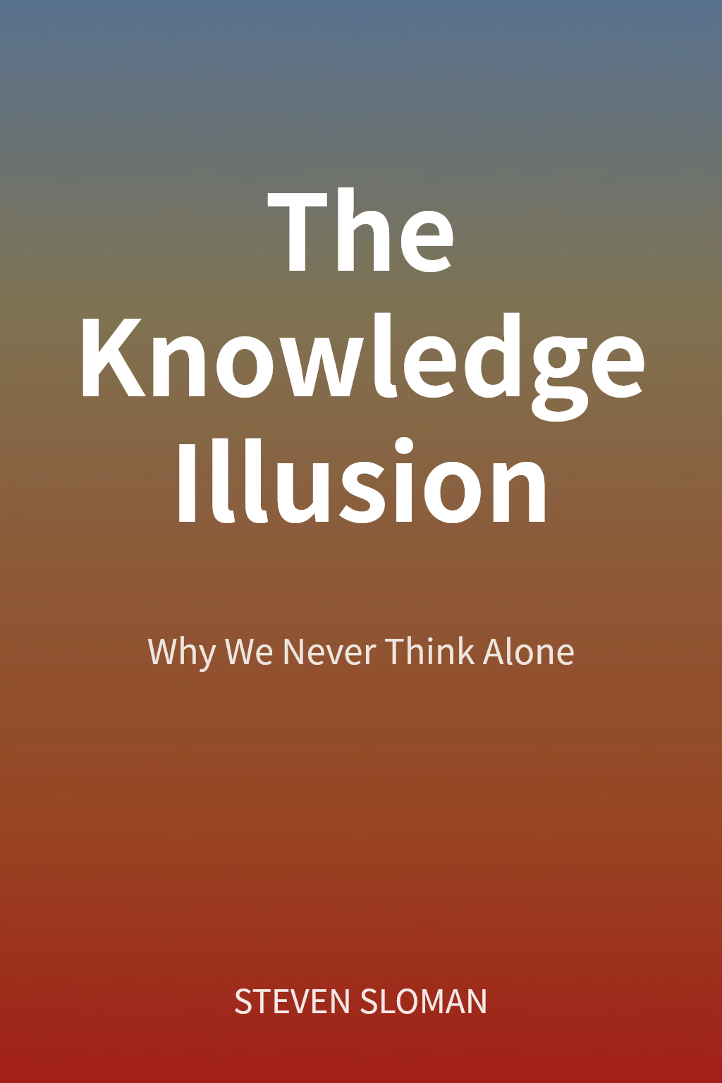 The Knowledge Illusion cover